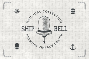 Vintage Nautical Logo / Retro Badge Collection