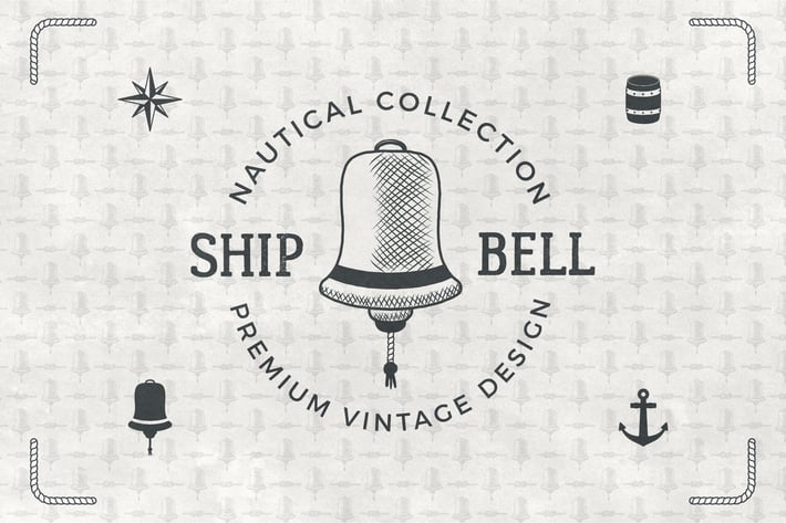Vintage Nautical Logo / Retro Badge Collection