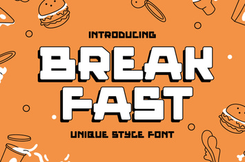 Break Fast - Quirky Display Font