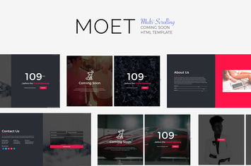 MOET - Multi-Scrolling Coming Soon Template