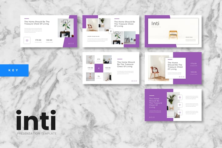 Inti - Interior Keynote Presentation Template