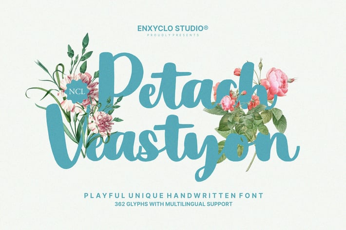 NCL Petach Veastyon - Playful Handwritten Font