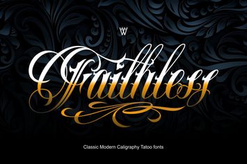 Faithless Chicano Tattoo Font | Chicacano Styles