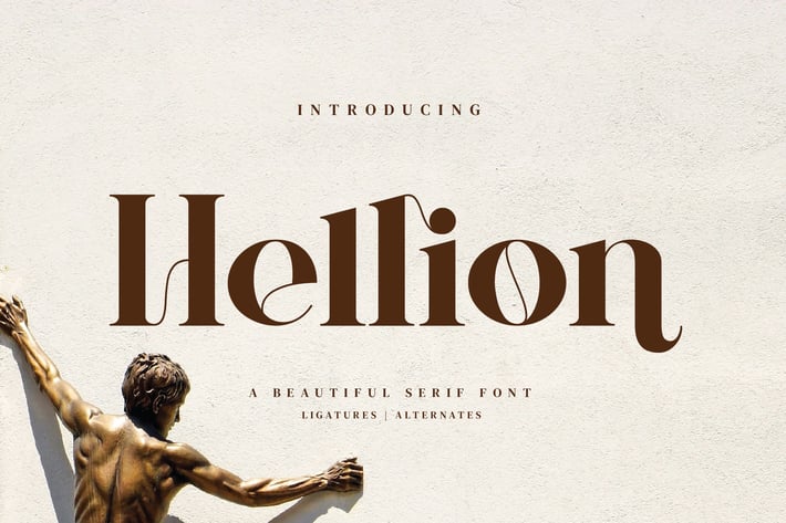 Hellion - Beautiful Ligature Font