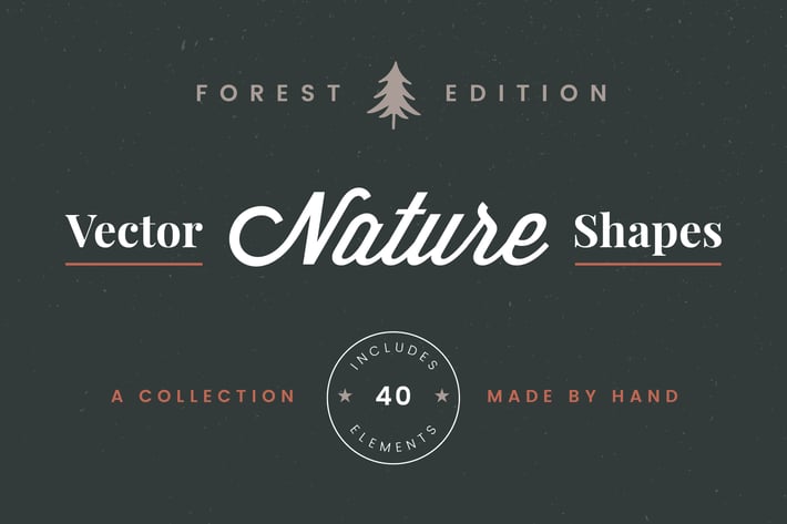 Vector Nature Shapes: Forest Edition