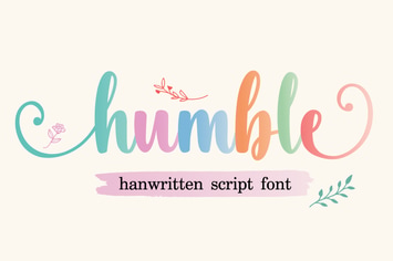 Humble - Modern Script Font