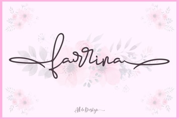 Farrina - Beautiful Script