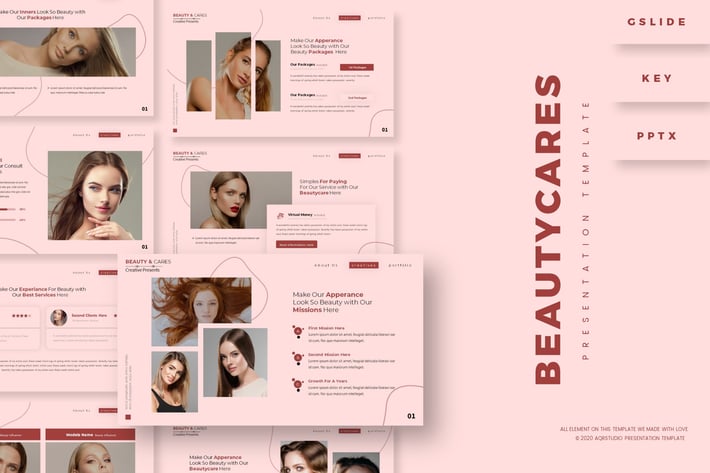 Beautycares - Presentation Template