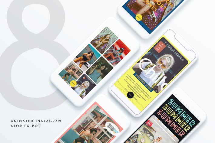 8 Animated Instagram Stories - I