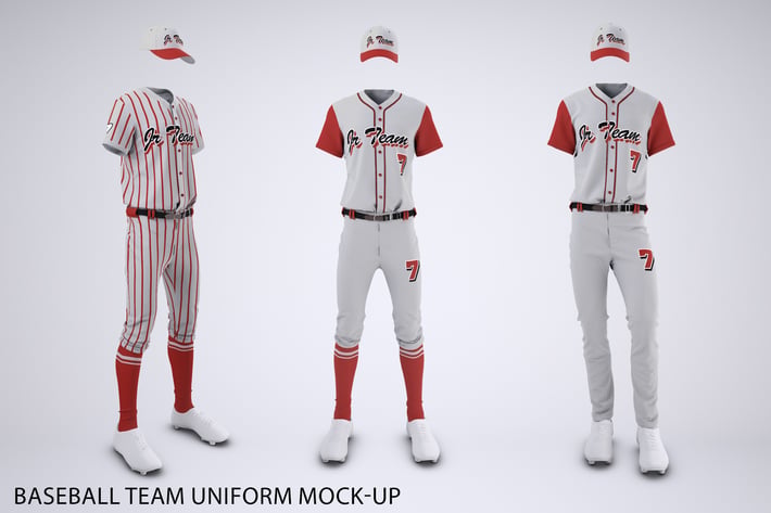 Baseball Team Uniform Mock-up