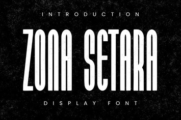 ZONA SETARA - Display Font