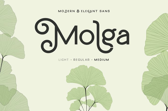 Molga font