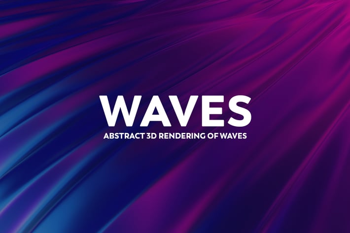 Abstract 3D Rendering of Waves