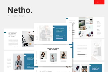 Netho - Networking Technology Powerpoint Template