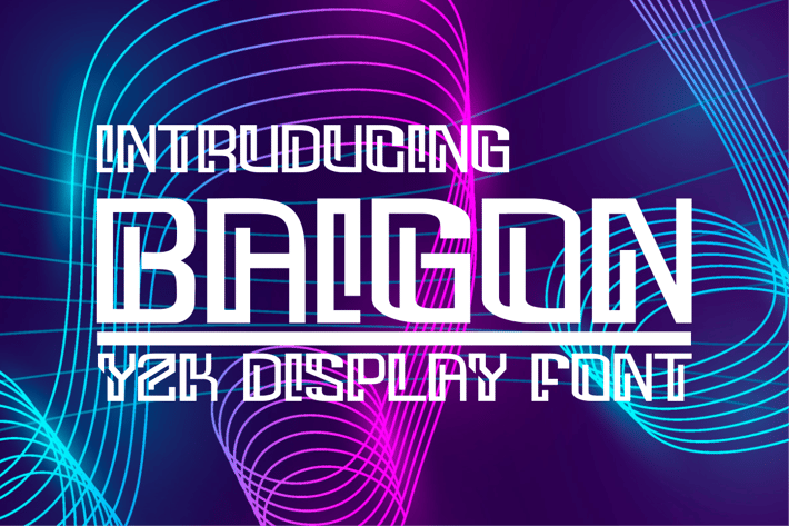 Baigon Display Music Font