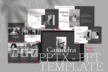 CASANDRA - Fashion Powerpoint Template