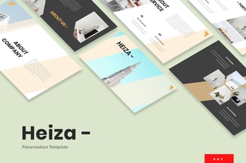 Heiza - Corporate Powerpoint Presentation Template