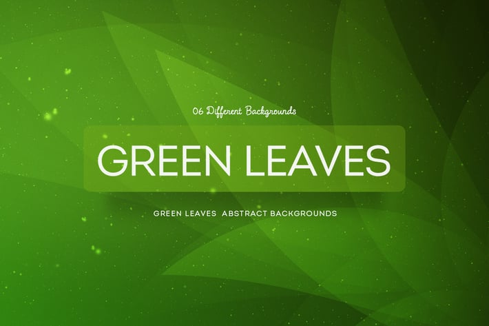 Green Leaves Abstract Backgrounds COL 4