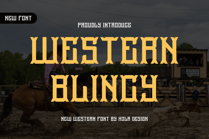 Western Blincy - Serif Font