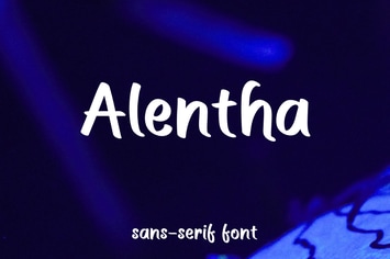Alentha - Display Sans Serif Font
