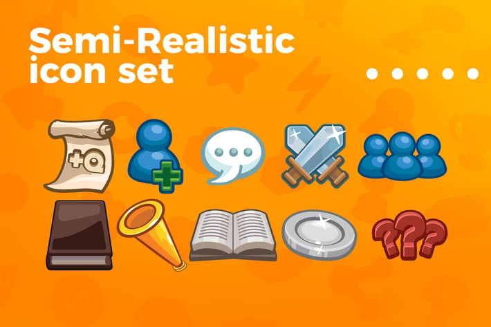 Games and applications icon set vol 4