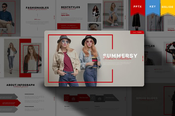 Summersy | Powerpoint, Keynote, Google Slides