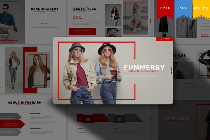 Summersy | Powerpoint, Keynote, Google Slides