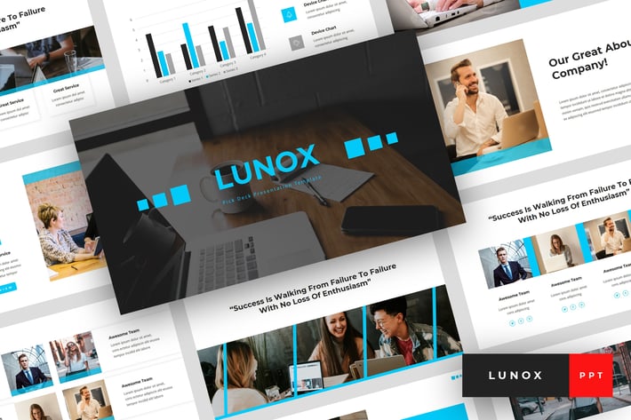 Lunox - Pitch Deck PowerPoint Template