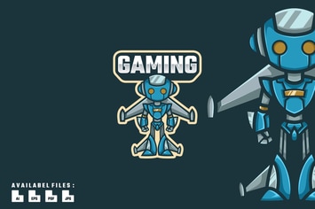 Robot Logo Mascot