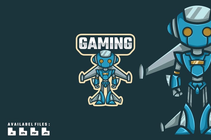 Robot Logo Mascot