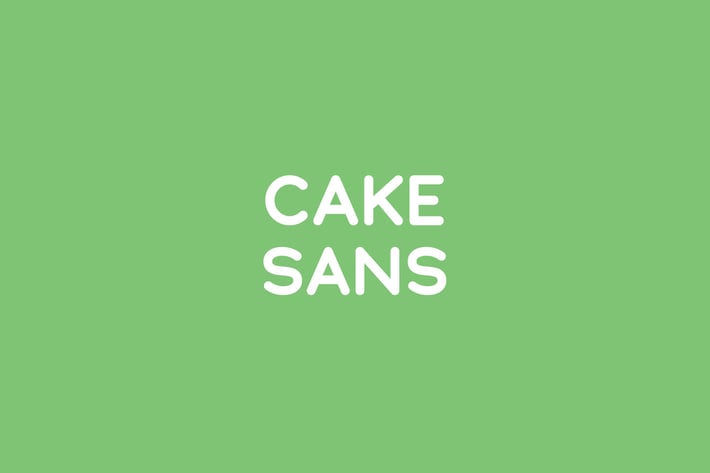 Cake Sans