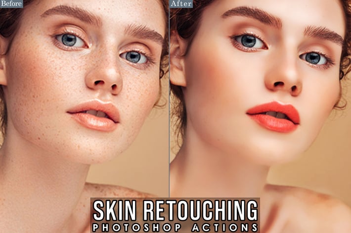 Skin Retouch Actions Photoshop