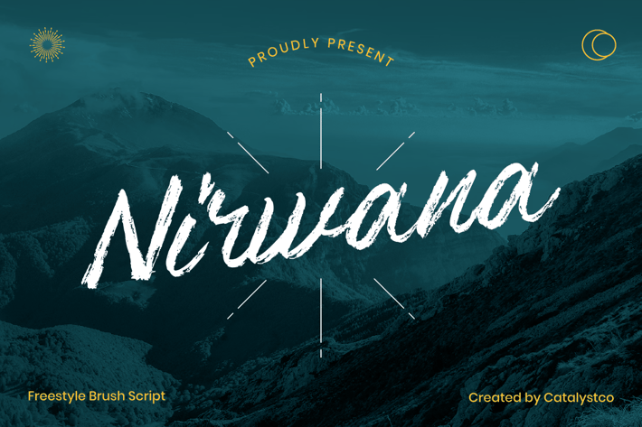 Nirwana Freestyle Brush Script Font