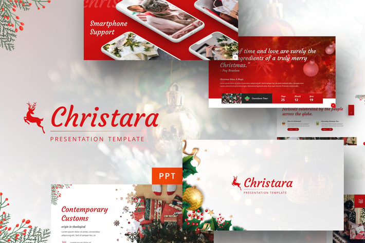 Christara - Xmas Powerpoint Template