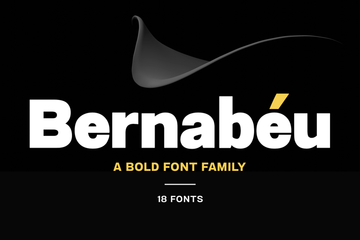 Bernabeu - A Bold Font Family