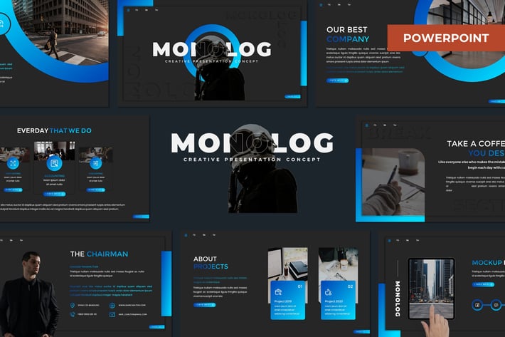 Monolog - Multipurpose Powerpoint Template
