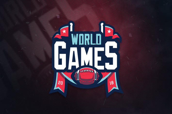 Worlds Games Sports Logo