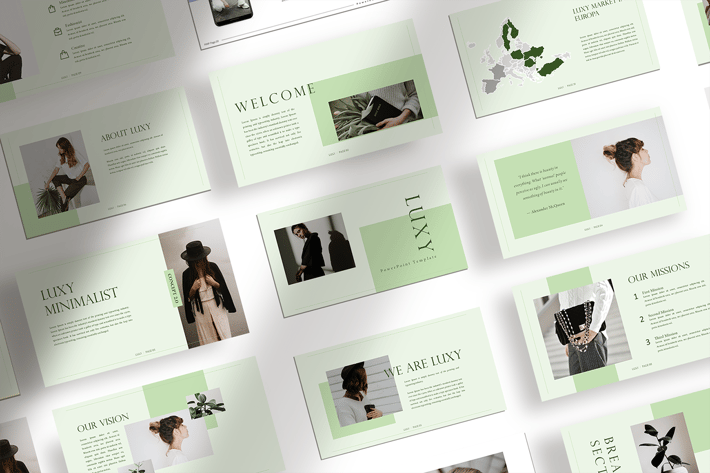 Luxy - Minimalist Presentation