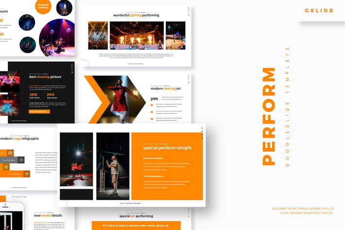 Perform - Google Slides Template