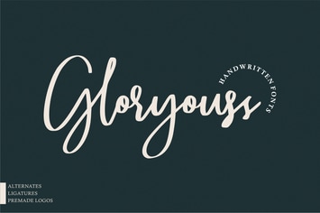 Gloryouss | Handwritten Font