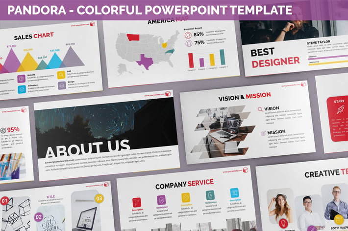 Pandora - Colorful Powerpoint Template