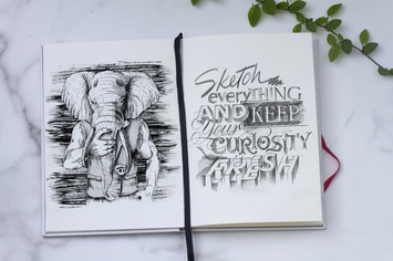 Sketch Book Mockup