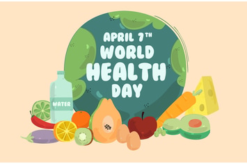 World Health Day Background Illustration