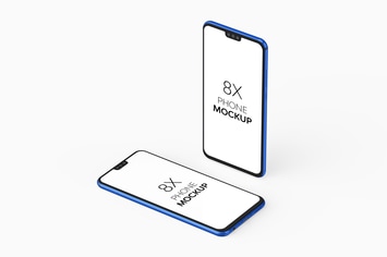 8X Phone Mockup