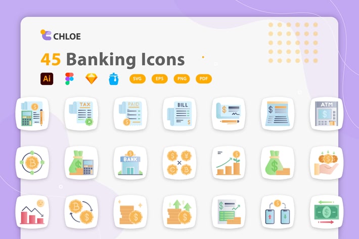 Chloe - Banking Icons