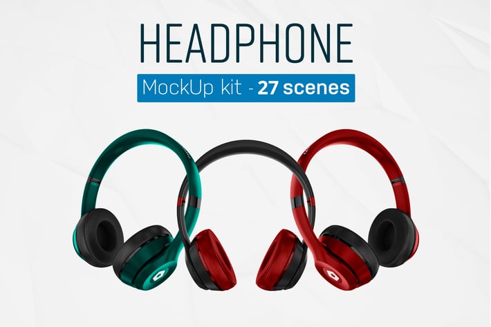 Headphones Mockup Kit