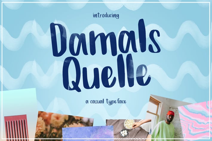 Damals Quelle - A Casual Typeface