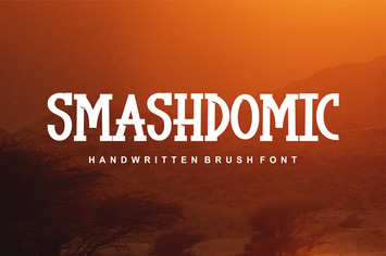 Smashdomic - modern font