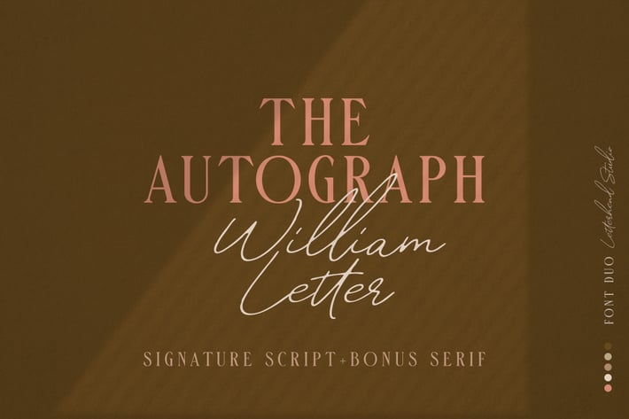 William Letter Signature Script