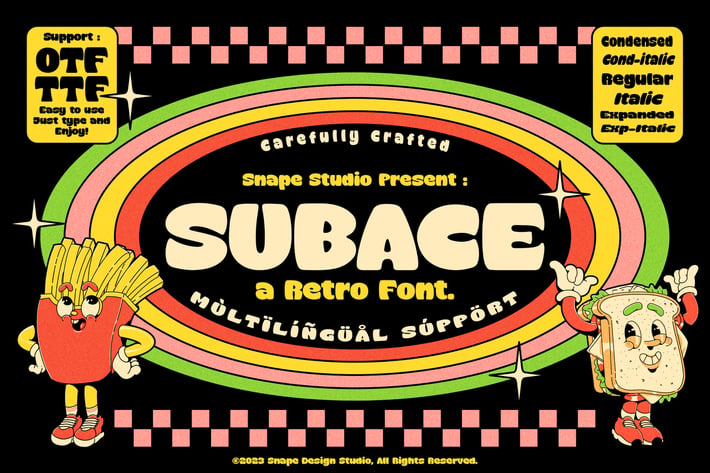 Subace - Retro Font